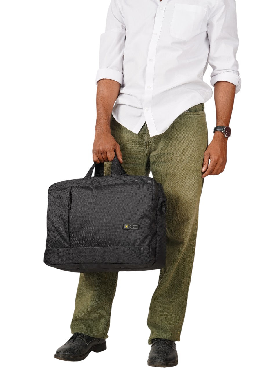 North Pole| Black multi-functional business bag,Black Business Laptop Bag,Professional Business Briefcase Black Executive Office Bag