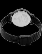 Fastrack Animal Print Quartz Analog Black Dial Stainless Steel Strap Watch