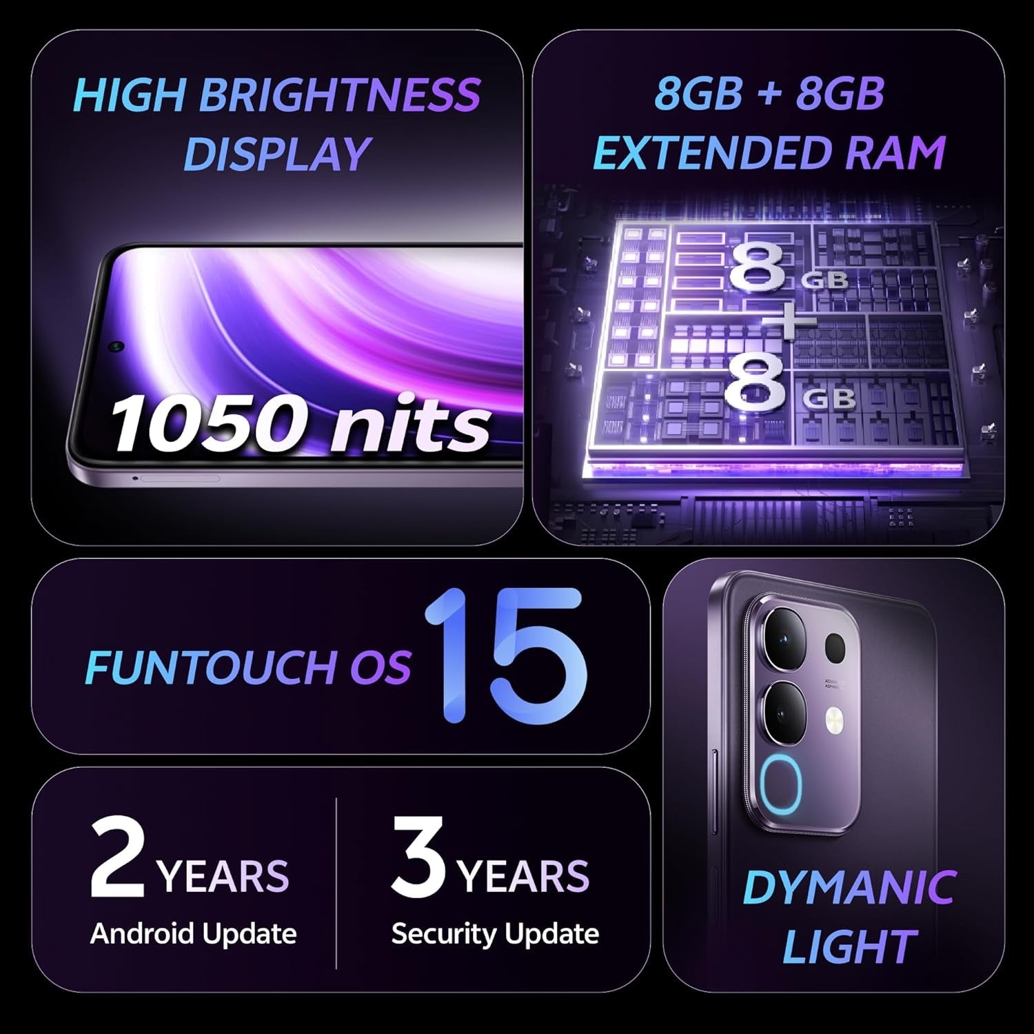 VIVO - T4X 5G 6GB 128GB PURPLE