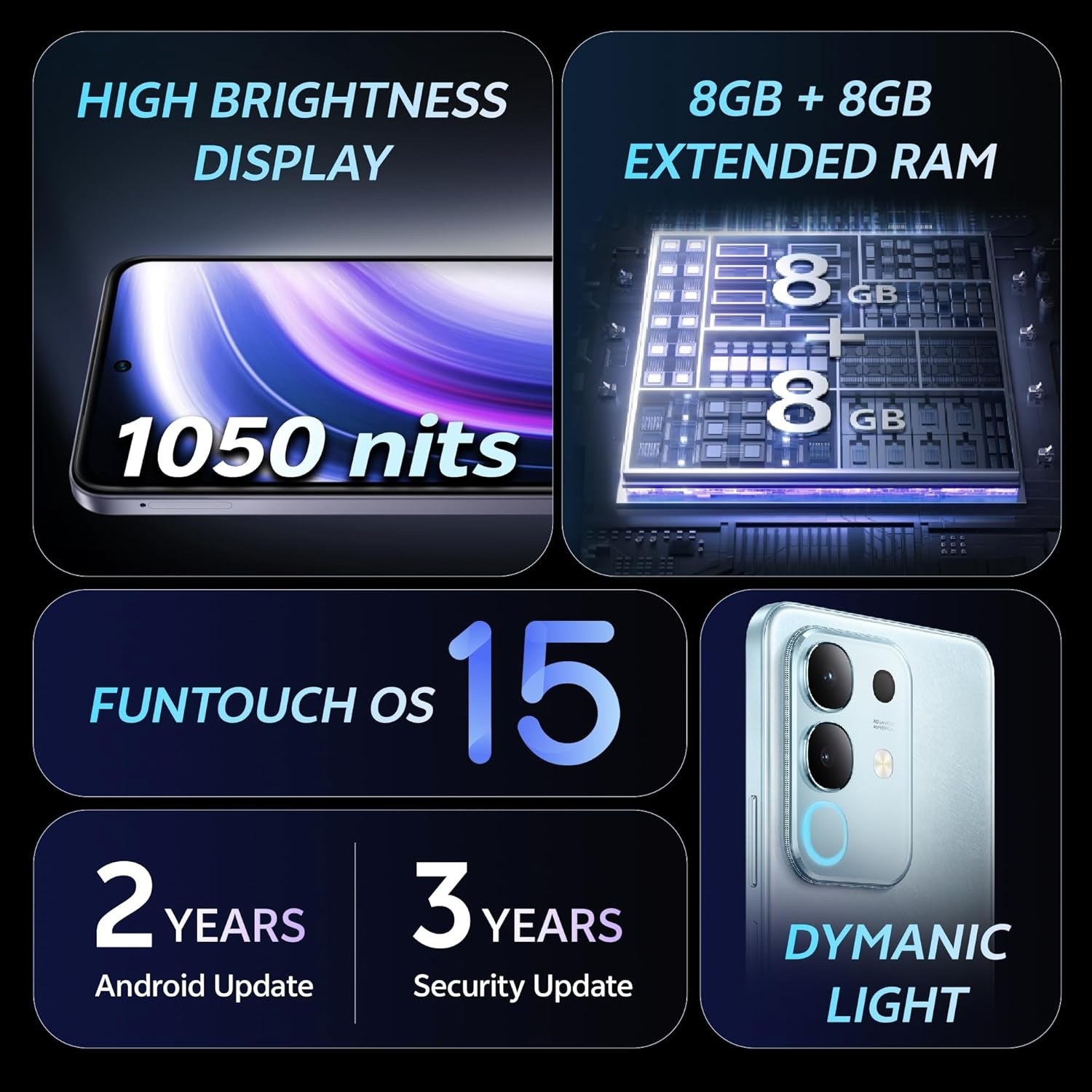 VIVO -  T4X 5G 6GB 128GB BLUE