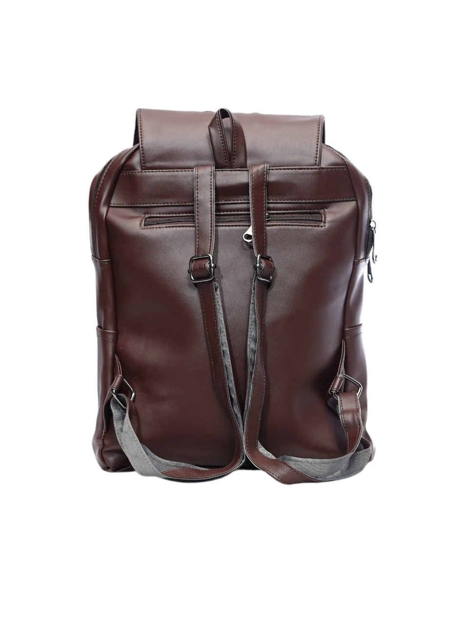 North Pole| Brown North Pole Vintage  backpack,Faux Leather Vintage Backpack ,Durable Travel Backpack ,Multi-Compartment Backpack ,Adjustable Strap Backpack ,Zipper Closure Backpack