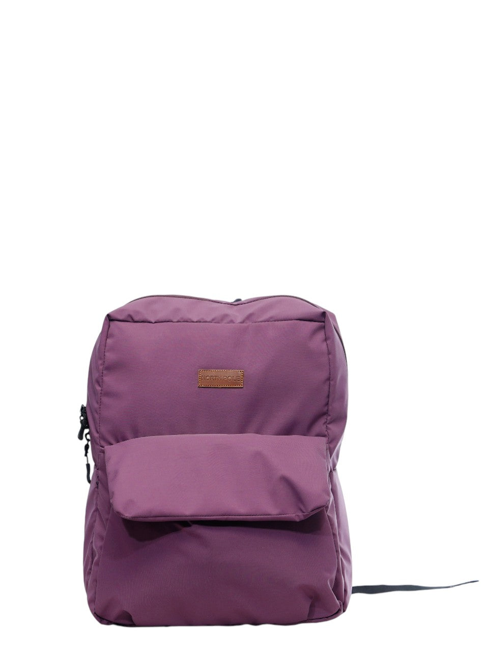 North Pole|  Purple backpack with a front pocket and a small brand patch,Purple Kids Backpack, Purple School Backpack ,Backpack with Brand Patch Purple ,Casual Backpack