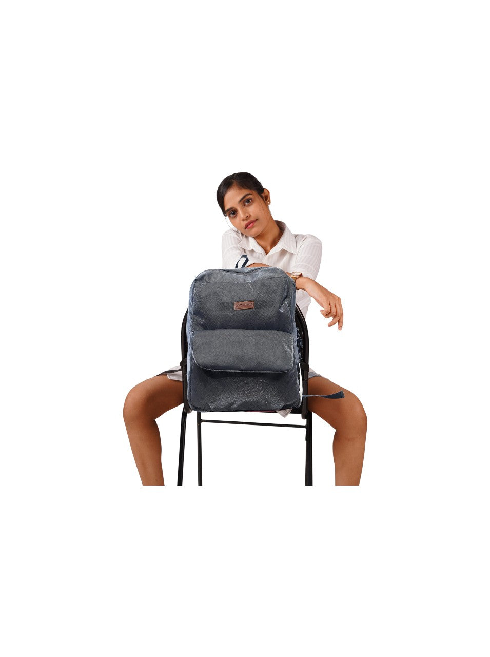 North Pole| Dark gray casual backpack,Gray School Backpack ,Gray Travel Backpack ,Dark Gray Everyday Backpack