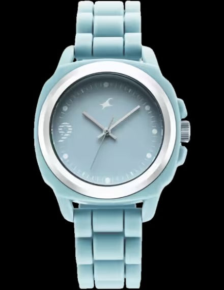 Fastrack Tees Hype Bounce Quartz Blue Round Dial Men's Watch
