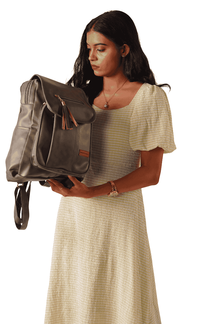 North Pole| Olive-green faux-leather women's backpack ,Olive Green PU Leather Backpack ,Stylish Women’s Backpack Olive Green,Lightweight Faux Leather Backpack ,Durable PU Leather Backpack, Zipper Closure Backpack