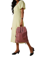 North Pole| Soft pink Leather Back  pack,Leather Backpack for Women, Lightweight Faux Leather Backpack ,Durable PU Leather Backpack ,Zipper Closure Backpack ,Adjustable Strap Backpack