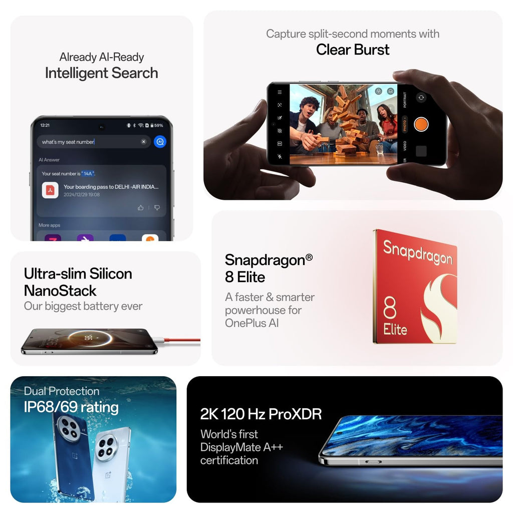 ONEPLUS - CPH2649 ONEPLUS 13 5G 12GB 256GB MIDNIGHT OCEAN