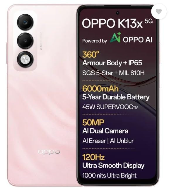 OPPO - CPH2753 K13X 5G 4GB 128GB PEACH
