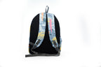 North Pole backpack with a blue, pink, and white,Trendy backpack, School backpack, College backpack, Travel backpack, Casual backpack, Laptop backpack