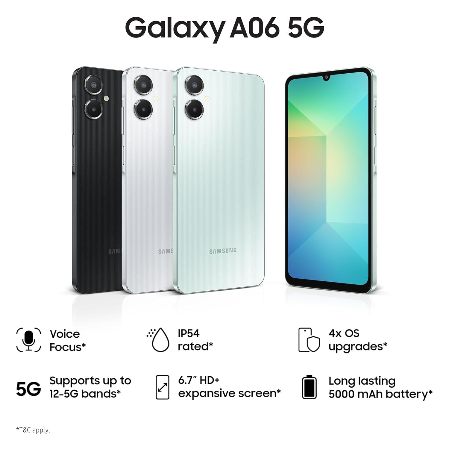 SAMSUNG - A065F GALAXY A06 4GB 64GB BLACK