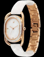 Fastrack Younique 3.0 Quartz White Oval Dial Women's Watch