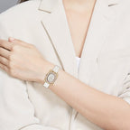 Fastrack Younique 3.0 Quartz White Oval Dial Women's Watch