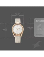 Fastrack Younique 3.0 Quartz White Round Dial Women's Watch
