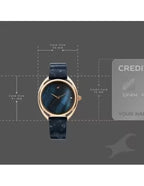 Fastrack Younique 3.0 Quartz Navy Blue Round Dial Women's Watch
