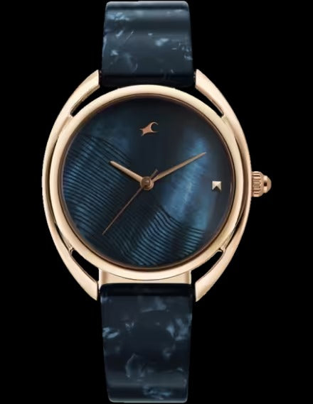 Fastrack Younique 3.0 Quartz Navy Blue Round Dial Women's Watch