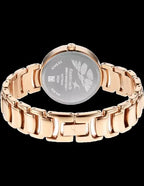 Fastrack Uptown Retreat Quartz Analog Pink Dial Metal Strap Watch