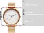 Fastrack Thor Quartz Analog White Dial Rose Gold Stainless Steel Strap Analog Watch for Women
