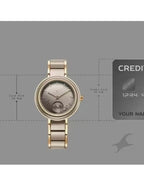 Fastrack Oceanyx - Ceramic Quartz Analog Grey Dial Two Toned Strap Watch