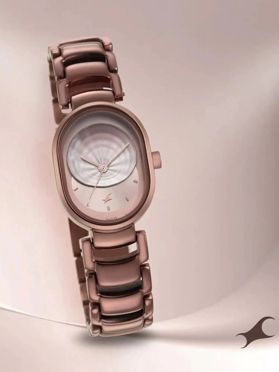Fastrack Uptown Retreat Quartz Analog Brown Dial Brown Metal Strap Watch