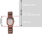 Fastrack Uptown Retreat Quartz Analog Brown Dial Brown Metal Strap Watch
