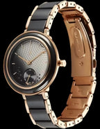 Fastrack Oceanyx - Ceramic Quartz Analog Black Dial Two Toned Strap Watch