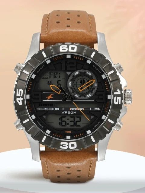 Fastrack Analog-Digital Black Dial Men's Watch