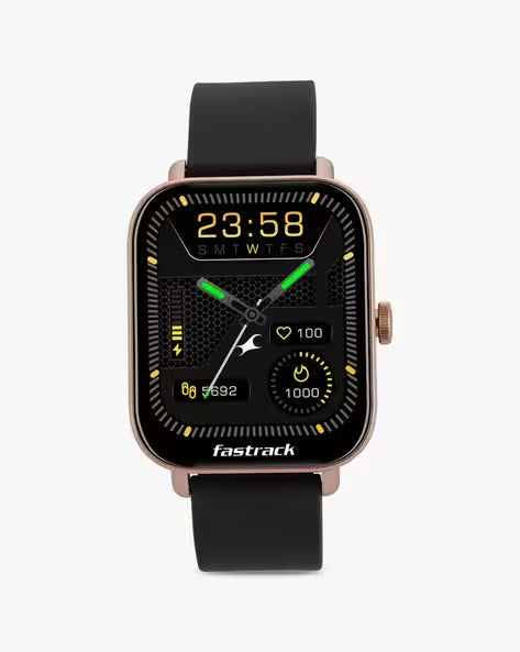 Fastrack Reflex Vox 2.0 Black Dial Silicone Band Smartwatch