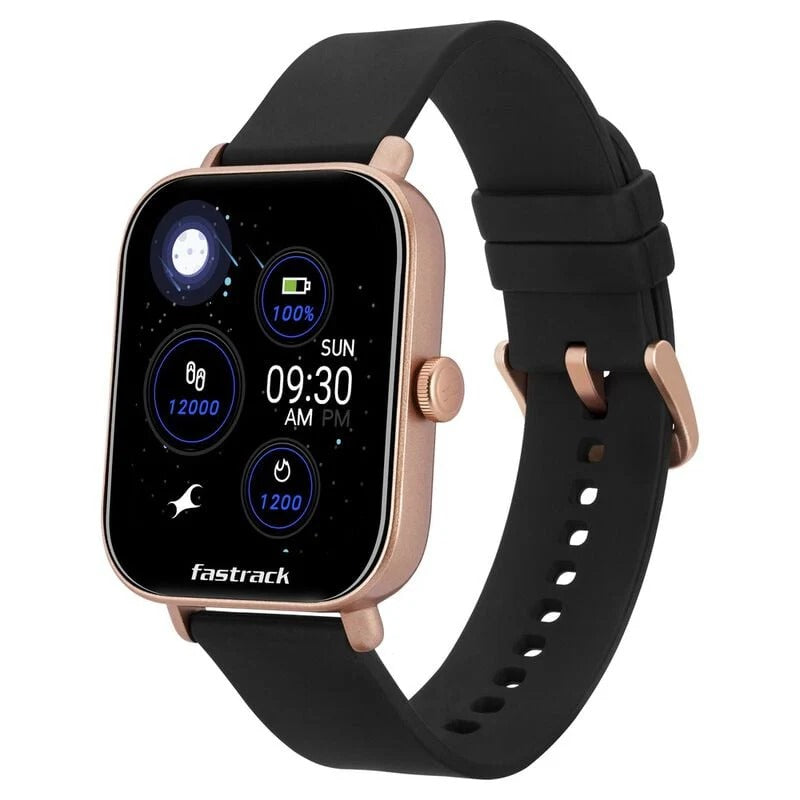 Fastrack Reflex Vox 2.0 Black Dial Silicone Band Smartwatch