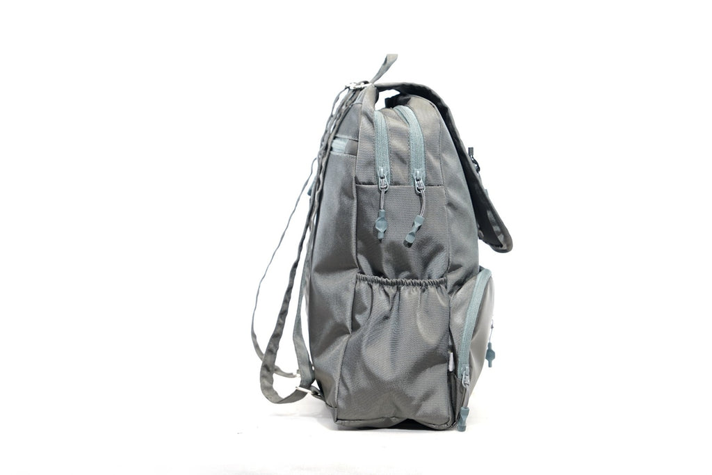 North Pole| Grey, foldable backpack,Lightweight backpack, Travel backpack, Casual backpack, School backpack, College backpack, Laptop backpack,