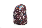North Pole| Brown floral backpack,College backpack, Travel backpack, Laptop backpack, Colorful backpack, Multi-compartment backpack, Durable backpack, Lightweight backpack, Unisex backpack, Teen backpack, Kids backpack