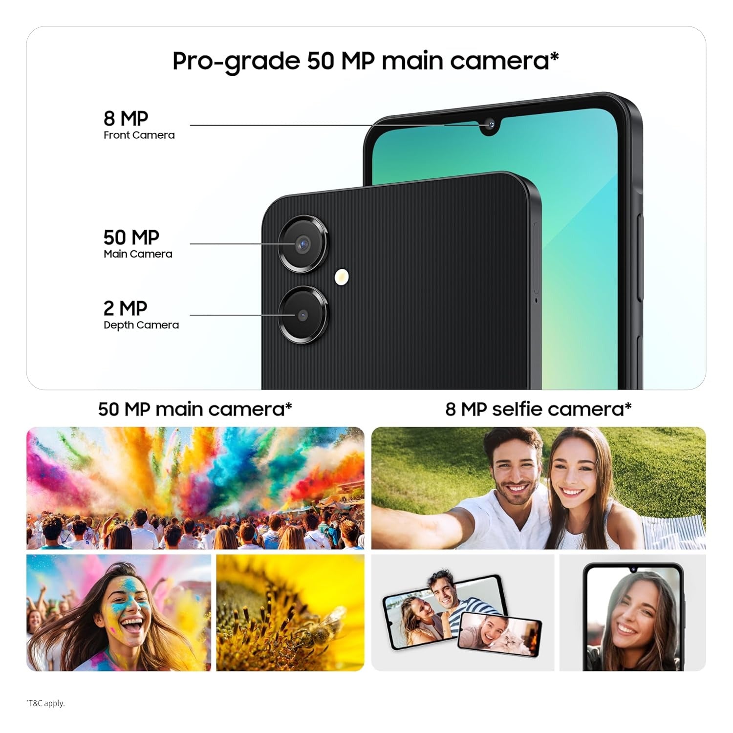 SAMSUNG - A066B GALAXY A06 5G 4GB 64GB BLACK