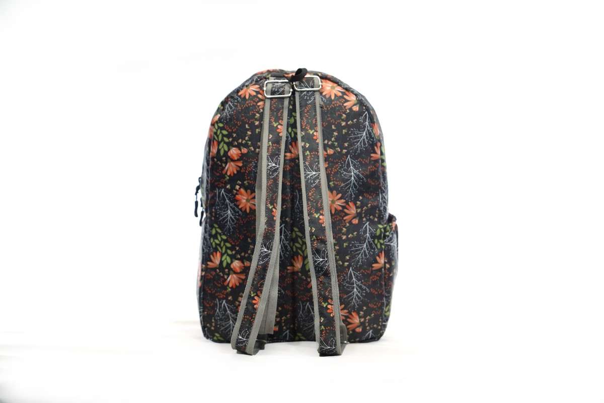 North Pole|  Floral print backpack,College backpack, Travel backpack, Laptop backpack, Colorful backpack, Multi-compartment backpack, Durable backpack
