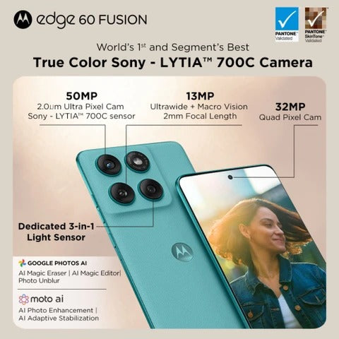 MOTO - MOTO EDGE 60 FUSION 5G 8GB 256GB PANTONE ZEPHYR