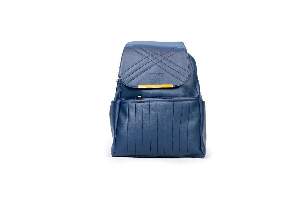 Backpack- Blue Leather Backpack | Blue Color Leather Backpack | Genuine Leather Backpack Blue | Premium Blue Leather Backpack |Waterproof Blue Leather Backpack | Durable Leather Backpack Blue