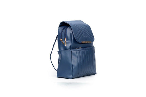 Backpack- Blue Leather Backpack | Blue Color Leather Backpack | Genuine Leather Backpack Blue | Premium Blue Leather Backpack |Waterproof Blue Leather Backpack | Durable Leather Backpack Blue
