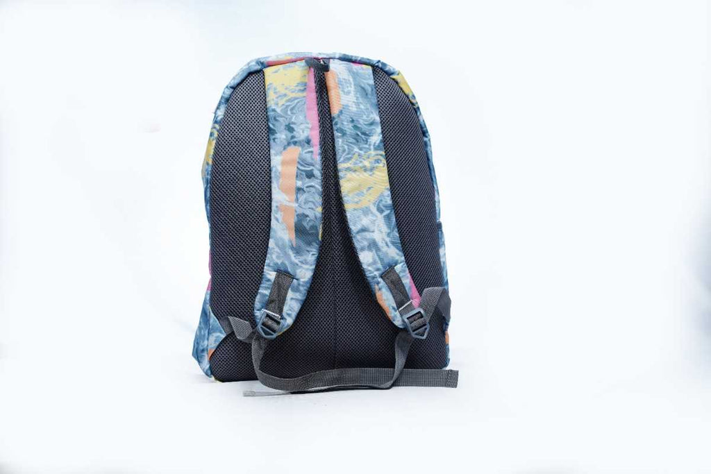 Backpack - Backpack with an abstract marble and stripe pattern| College backpack for girls | School backpack for girls | Casual daypack backpack | Office use backpack | Travel backpack for women