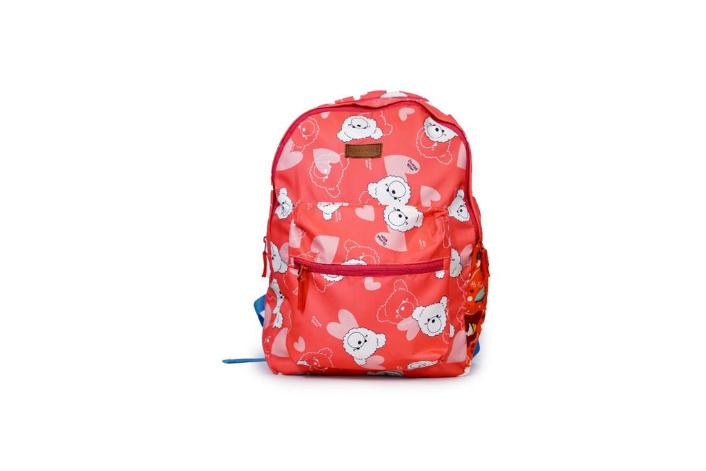 Backpack - Red base color Backpack, Stylish red backpack ,Printed red backpack ,Solid red backpack ,Trendy red backpack ,Modern red backpack ,Red backpack with multiple pockets, lightweight red backpack, durable red backpack, waterproof red backpack