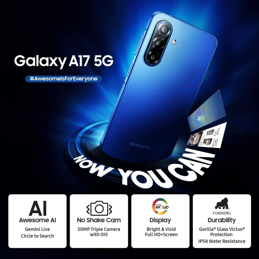 SAMSUNG - A176B GALAXY A17 5G 6GB 128GB BLACK