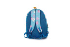 Backpack - Light blue backpack with a white bear and pink heart pattern | Cute aesthetic backpack | Fashion backpack for girls | Daily use school bag | Play school backpack | Casual kids backpack