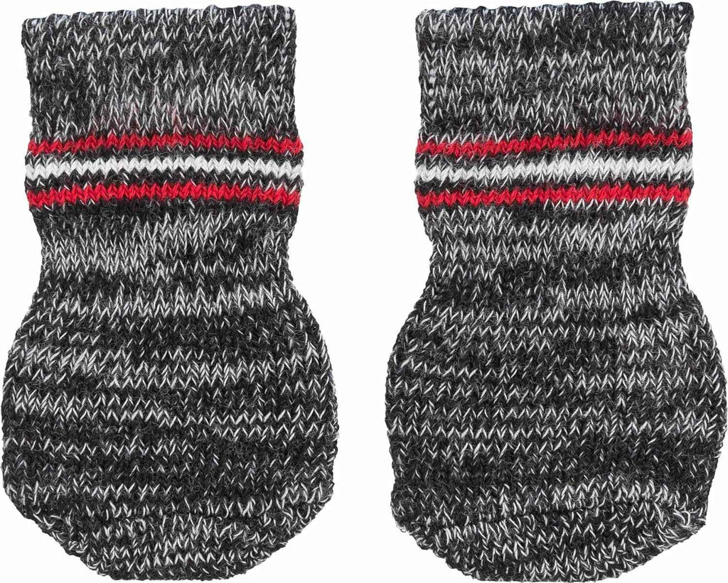 Trixie Non Slip Socks for Dogs (Grey)