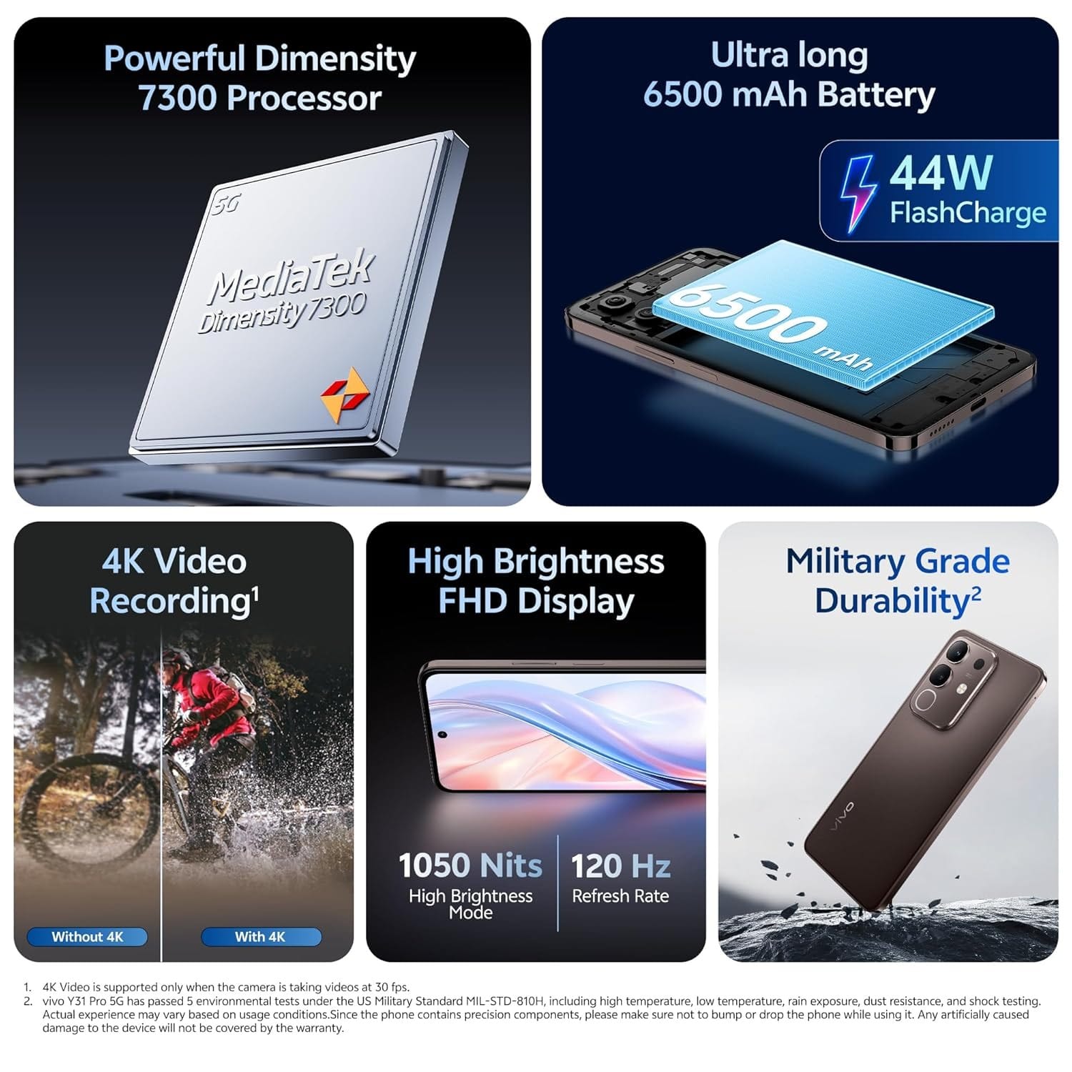 VIVO -  Y31 PRO 5G 8GB 256GB MOCHA BROWN