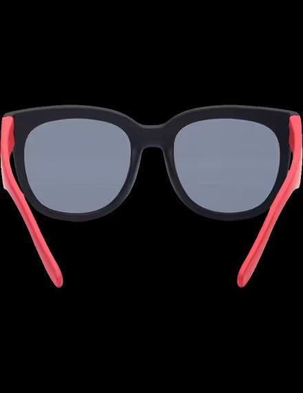 Sunglasses - Fastrack Grey Wayfarer Polarized Sunglasses for Kids |Wayfarer Style Kids Sunglasses | Trendy Grey Kids Sunglasses | Youth Wayfarer Polarized Shades | Grey Frame Kids Eyewear | Lightweight Kids Sunglasses