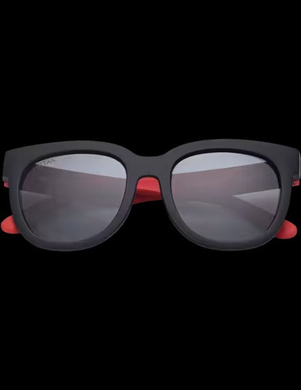 Sunglasses - Fastrack Grey Wayfarer Polarized Sunglasses for Kids |Wayfarer Style Kids Sunglasses | Trendy Grey Kids Sunglasses | Youth Wayfarer Polarized Shades | Grey Frame Kids Eyewear | Lightweight Kids Sunglasses