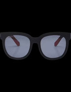 Sunglasses - Fastrack Grey Wayfarer Polarized Sunglasses for Kids |Wayfarer Style Kids Sunglasses | Trendy Grey Kids Sunglasses | Youth Wayfarer Polarized Shades | Grey Frame Kids Eyewear | Lightweight Kids Sunglasses