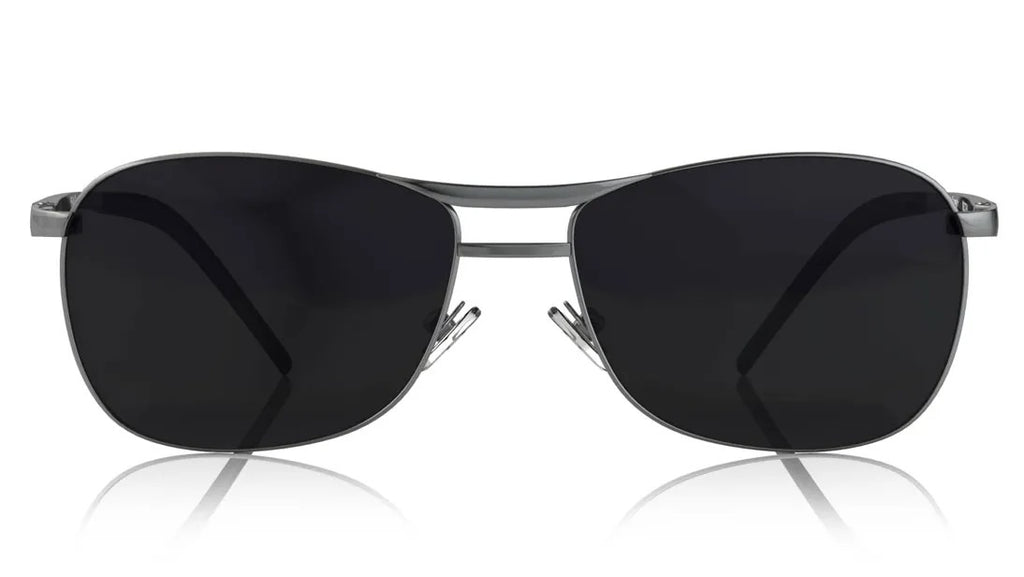 Sunglasses - Fastrack M032BK2V Full-Rim Navigators | Fastrack Navigator Frame  Metal Frame Navigator | UV Protection Sunglasses | Stylish Navigator Shades | Black Lens Navigator