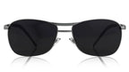 Sunglasses - Fastrack M032BK2V Full-Rim Navigators | Fastrack Navigator Frame  Metal Frame Navigator | UV Protection Sunglasses | Stylish Navigator Shades | Black Lens Navigator