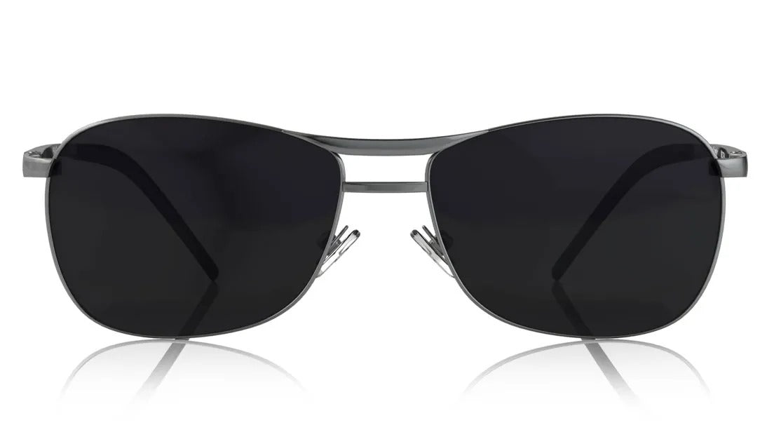 Sunglasses - Fastrack M032BK2V Full-Rim Navigators | Fastrack Navigator Frame  Metal Frame Navigator | UV Protection Sunglasses | Stylish Navigator Shades | Black Lens Navigator