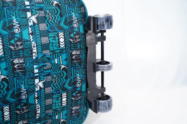 North Pole| Suitcase ( Trolley Bag ) - ARRIVAL TROLLEY 24-SEA BLUE | 24 Inch Trolley Suitcase | Large Trolley Bag for Travel | Sea Blue Travel Trolley | Hard Shell Trolley Bag 24 Inch | Lightweight Large Trolley Bag