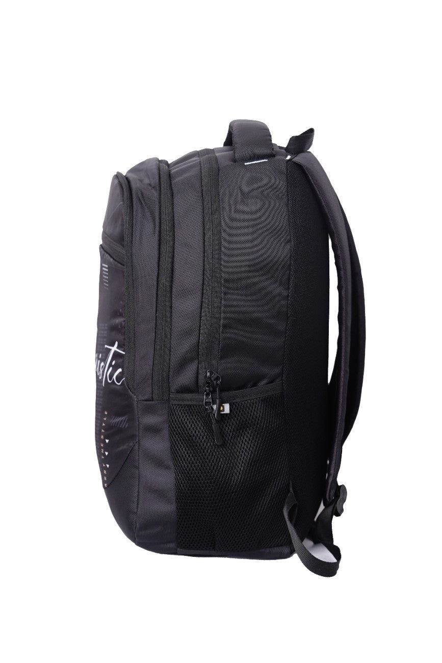 North Pole| Laptop backpack - Alaska Back Pack-Black | School Backpack Black | College Bag Black | Laptop Backpack Black | Office Backpack Black | Daily Use Backpack Black | Travel Backpack Black