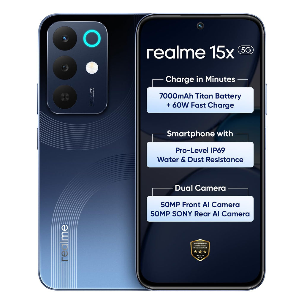 REALME - RMX5250 15X 5G 6GB 128GB MARINE BLUE